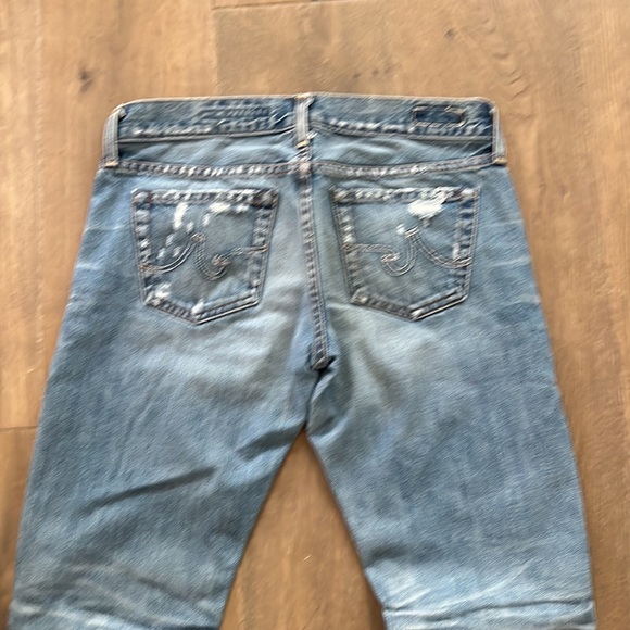 AG jeans size 27 Tomboy boyfriend fit distressed jean - Picture 4 of 5
